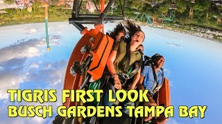 Tigris Roller Coaster First Look at Busch Gardens Tampa Bay