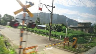 JR東日本 奥羽本線 夏の湯沢駅 701系　少し車窓 2016 08