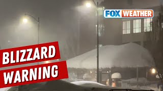 Blizzard Warning Issued In Erie, Pennsylvania, As Winter Storm Sweeps Across US