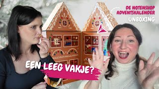 De Notenshop adventskalender unboxing - is er nou gewoon een vakje leeg? | 2024