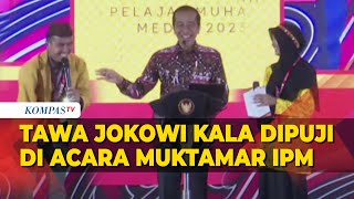 Tawa Presiden Jokowi Kala Dipuji pada Acara Muktamar XXIII IPM di Medan