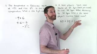 1 6 Video 3 Adding Integers Word Problems