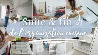 SUITE \u0026 FIN DE L'ORGANISATION DE LA CUISINE//ASTUCES ORGANISATION À PETIT PRIX// HEKKA