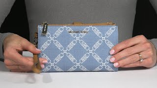 MICHAEL Michael Kors Jet Set Double Zip Wristlet SKU: 9325555