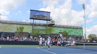 Robert Lindstedt/Horia Tecau defeat Marcel Granollers/Marc Lopez at the Western \u0026 Southern Open