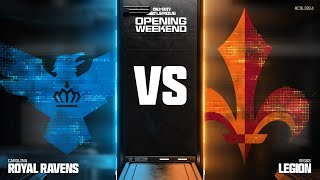 @royalravens vs @LVLegion | Opening Weekend 2024 | Day 3