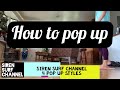 How to Pop Up: 4 Pop Up Styles (3 longboard, 1 shortboard) | SSC Surf Basics