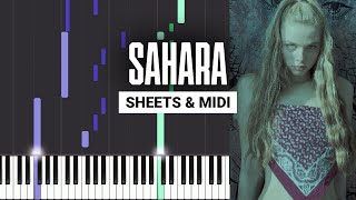 Sahara - Hensonn - Piano Tutorial - Sheet Music & MIDI