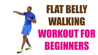 Flat Belly Walking Workout for Beginners/ 20 Minute Low Impact Workout at Home