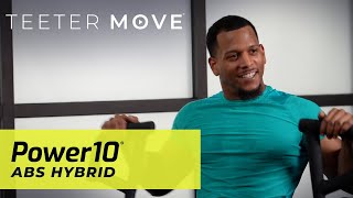15 Min Abs Hybrid Workout | Power10 Elliptical Rower | Teeter Move