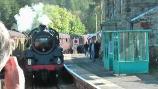 NYMR Steam Gala 75029 Arrives Glaisdale