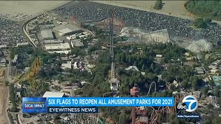 Six Flags Magic Mountain announces plans to reopen with rides this spring