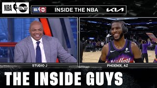 Chris Paul joins Inside the NBA After Phoenix Suns Take Down The Golden State Warriors | NBA on TNT