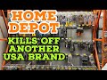 Home Depot Drops Iconic American Brand… AGAIN!