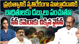 దొరికిపోయిన వైసీపీ Analyst Srinivasa Rao on YCP Distributes Money to Scold Chandrababu  | Stampede