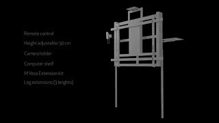 M Motorized Wallmount 160 kg