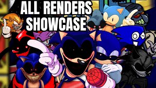 ALL MAINMENU RENDERS SHOWCASE || THE RESTORATION OF SONIC.EXE