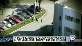 Parkland parents hope lawmakers' tour of 1200 building spurs safety legislation