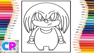 Mini Echidna Coloring Pages/Echidna from Sonic the Hedgehog/Facading - Tonight [NCS Release]
