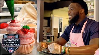 Titans linebacker Brian Orakpo has a sweet cupcake side gig | Monday Night Countdown