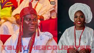 Olori Ashley dropped a new update for the new year and Ooni of ife