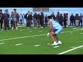 cedric gray unc nfl pro day highlights inside carolina video