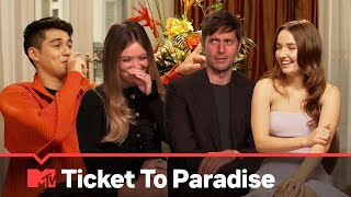 Ticket To Paradise Stars Talk Condoms And Iconic Rom Coms | MTV Movies