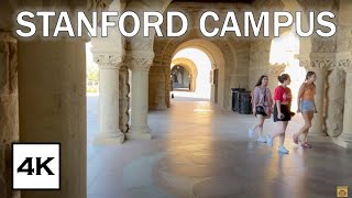 Stanford University · Campus Walking Tour · 4K