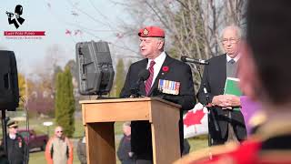 LPF Remembrance Day Ceremony 2014