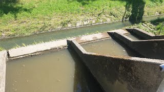 Dattelner Mühlenbach - Baustelle - Bunker ?- Pumpwerk - Pumpen - Sohlschalen - Spundwände - Datteln