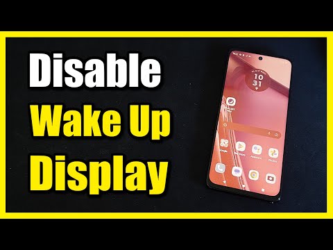 Cómo deshabilitar el teléfono Motorola para que se active siempre en pantalla moviéndose (tutorial sencillo)