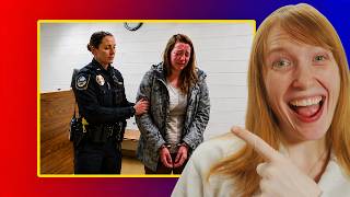 She Can't Stop Hitting Her Husband, Get's Arrested!