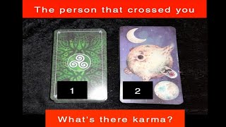 PICK A CARD. The person that crossed you, what's their Karma? ♾🎱⚡⚖