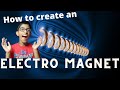 How to make an electromagnet science experiment | Easy science experiments | Science wizz