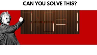 Matchstick Puzzles| A Fun Brain Exercise for All Ages| Puzzles with Answer |Train Your Brain