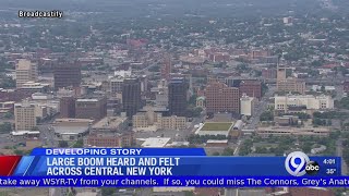 Large boom heard and felt across Central New York