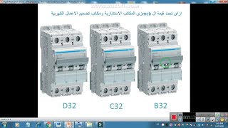 MCB types B,C,D  على القواطع الكهربية  A,B,C,D ما معنى الرموز