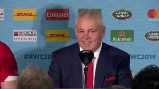 South Africa v Wales - Warren Gatland & Alun Wyn Jones Post Match Press Conference - Rugby World Cup