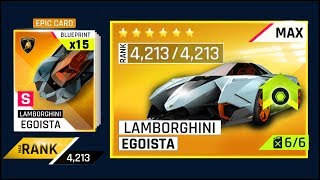 Asphalt 9 - Maxing Lamborghini Egoista 4213 Max Raiting Would Cost How Much And Pack Opening