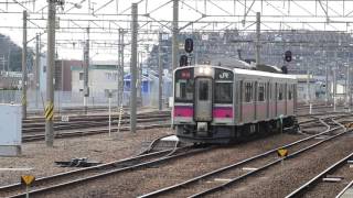 羽越本線701系 秋田駅到着 JR East Uetsu Main Line 701 series EMU