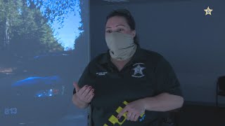 OCSO Deputies use simulator for de-escalation training