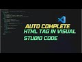 HTML tag auto complete not working on VS-code for Next.js/React.js