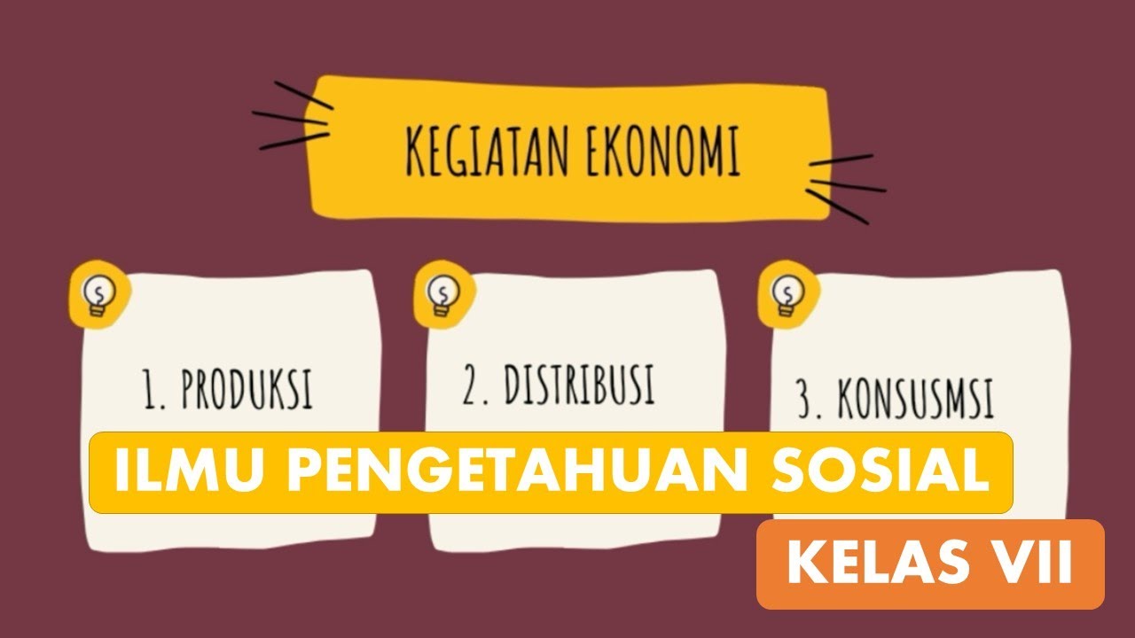 KEGIATAN EKONOMI PRODUKSI DISTRIBUSI DAN KONSUMSI - MATERI PEMBELAJARAN ...