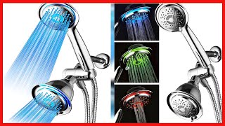 Dream Spa All Chrome 3-way LED Shower Head Combo with Air Jet LED Turbo Pressure