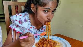 මාව පිච්චෙනවා වගෙ අයියො 🥵🔥 - Korean spicy noodles challenge