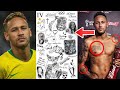 Neymar All Tattoo Original Design |  Sbm Tattoo | @NeymarJrReal