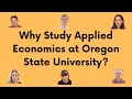 Why Study Applied Economics at Oregon State University?