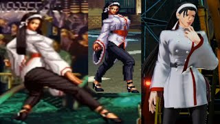 KOF Chizuru Kagura 96~XV Appearance Scenes Provocation Victory Pose Collection