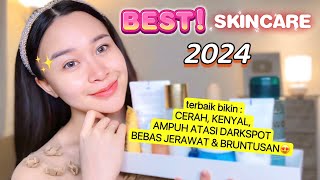 My 2024 REAL BEST SKINCARE🥰❤️(terbaik hilangin darkspot, cerahin, atasi jerawat&bruntusan, dll!)