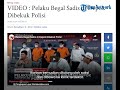 pelaku pembegalan sadis yang sebabkan satu korban terkena luka bacok dibekuk polisi